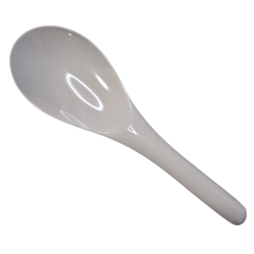 Hutzler Melamine Rice Spoon #513 Utensil White MCM Made in Thailand
